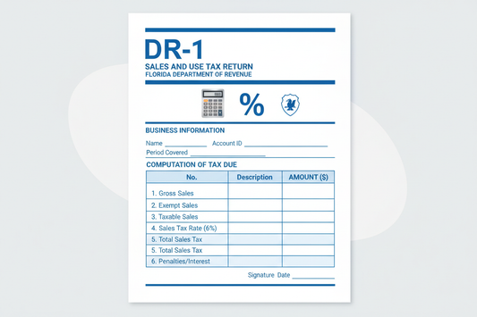 🔑 Form DR-1: Your Service Business's Ticket to Compliance (Even if You Only Pay Use Tax)