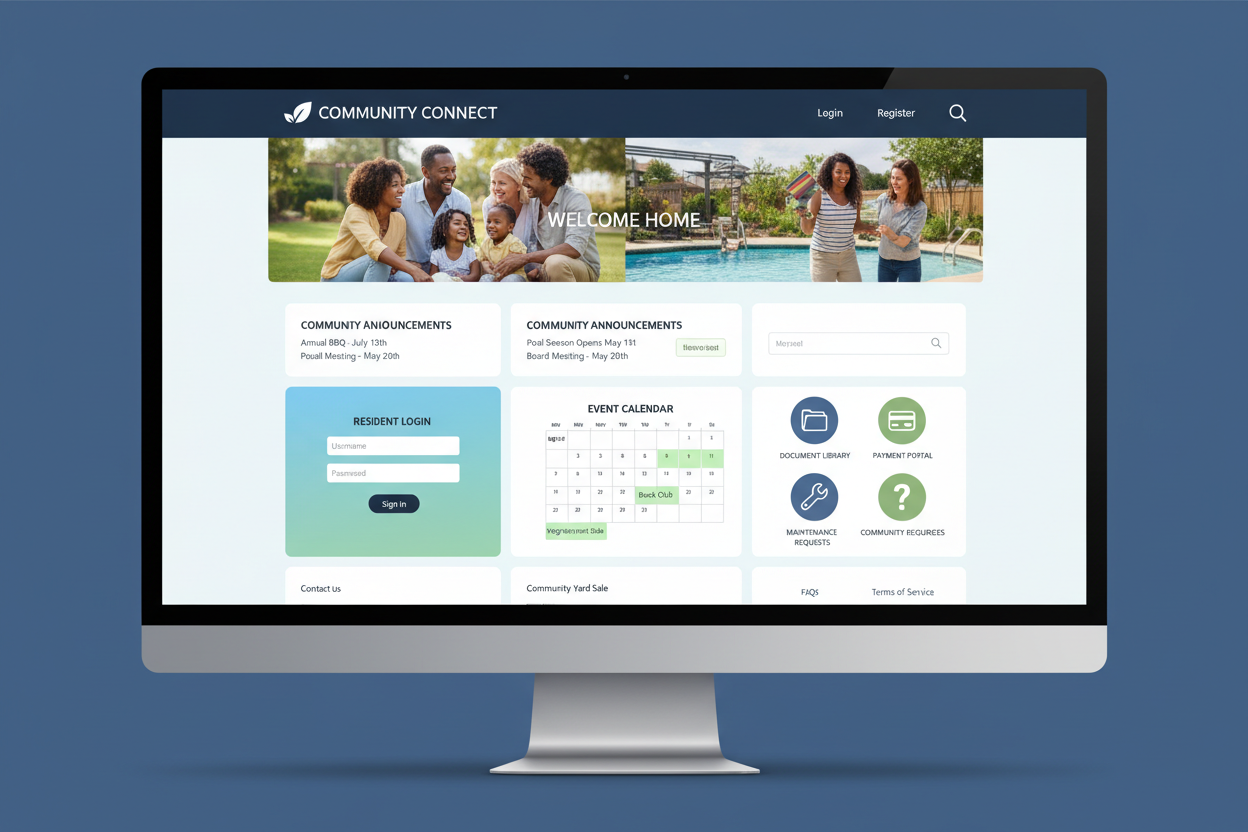 Community Association Website portal