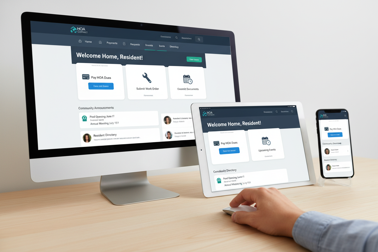 HOA website portal